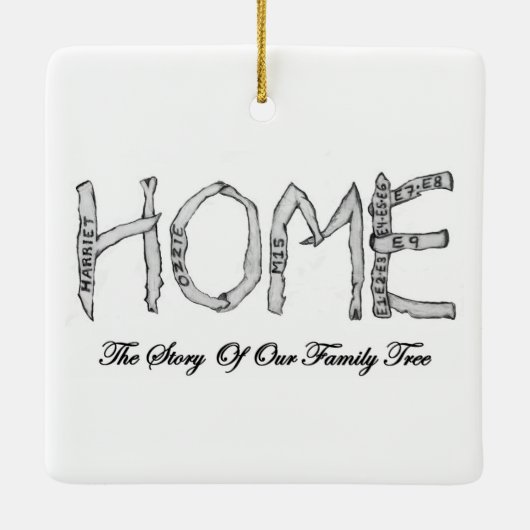 イーグレットE9は誰だ?クリスマスオーナメント セラミックオーナメント (裏面)