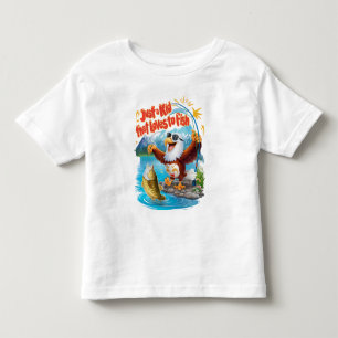 イーグ威厳のあるル水中競技饗宴 トドラーTシャツ