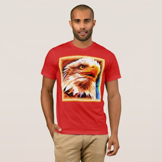 イーグ絵画ルの素晴らし顔の買今 Tシャツ (正面フル)