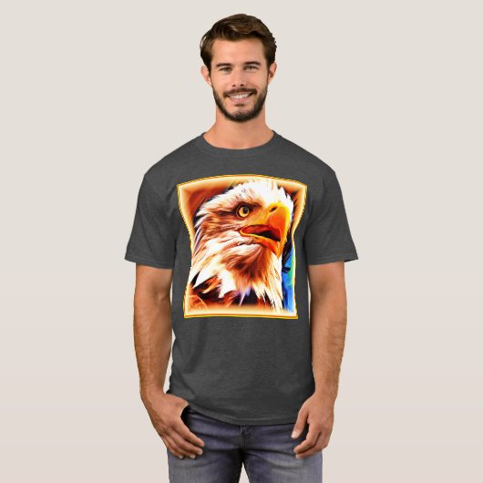 イーグ絵画ルの素晴らし顔の買今 Tシャツ (正面フル)