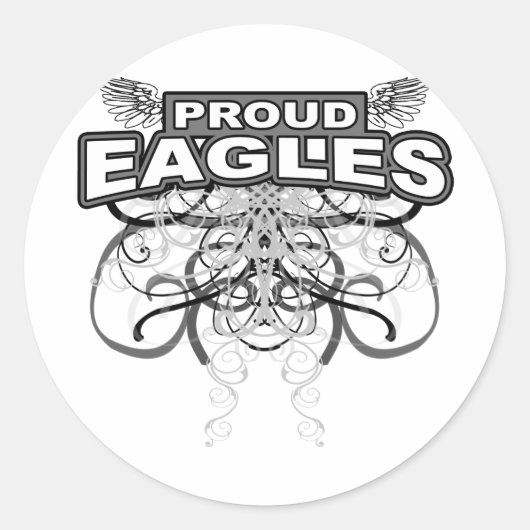 イーグ誇りを持ったル ラウンドシール (正面)