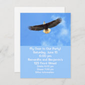 イーグ飛んでいるル 招待状 (正面/裏面)