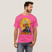 イーゲリス遊スケルトンのギター電気音響 Tシャツ (正面フル)