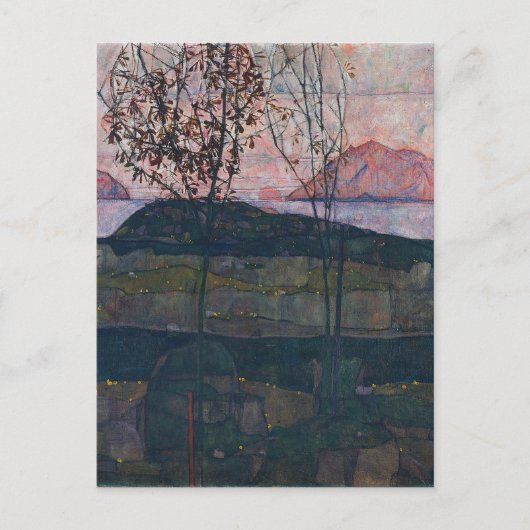 イーゴンシーレ沈没太陽 ポストカード (正面)