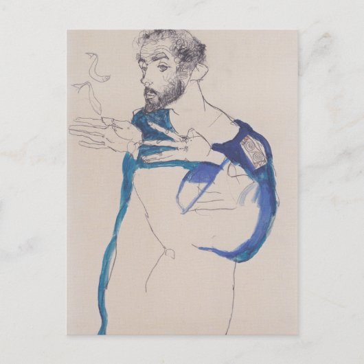 「イーゴン・シエール」 ポストカード (正面)