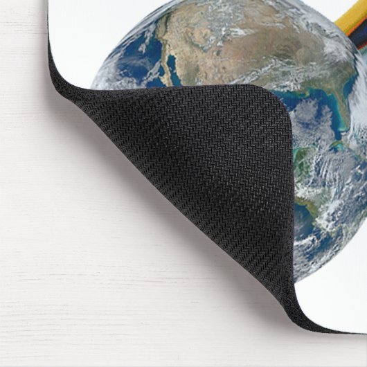 イーサネットネットワーク接続アース マウスパッド (コーナー)