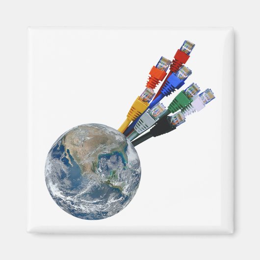 イーサネットネットワーク接続アース マグネット (正面)