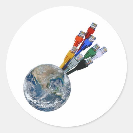 イーサネットネットワーク接続アース ラウンドシール (正面)