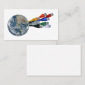 イーサネットネットワーク接続アース 名刺 (正面/裏面)