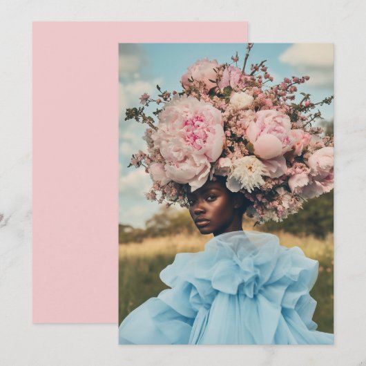 イーサリアエレガンス開花 招待状 (正面/裏面)