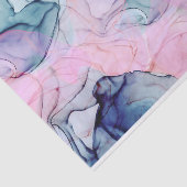 イーサリアティール（緑がかった色）&ピンクインキグラマーエレガントな結婚式 薄葉紙 (詳細)