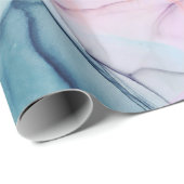 イーサリアティール（緑がかった色）&ピンクインキグラマー誕生日パーティー ラッピングペーパー (ロールコーナー)