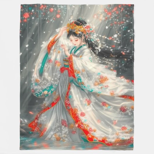 イーサリアプリンセスインアザファンタジーガーデン フリースブランケット (正面)