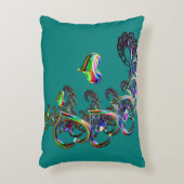 イーサリーカスケードハート アクセントクッション (正面(垂直))