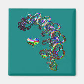 イーサリーカスケードハート マグネット (正面)