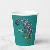 イーサリーカスケードハート 紙コップ (正面)