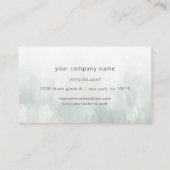 イーサリーグリーン自然シンプル 名刺 (裏面)