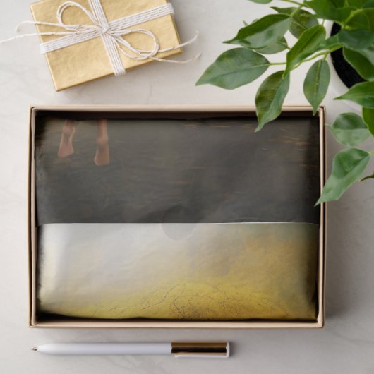 イーサリーツリー、バレリーナ立鮮やかち黄色 薄葉紙 (ギフト)