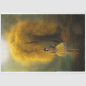 イーサリーツリー、バレリーナ立鮮やかち黄色 薄葉紙 (正面)