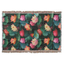 イーサリーピンク蓮の花アールヌーボーインスパイア