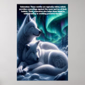 イーサリーボンド白い狼の休息 ポスター (正面)