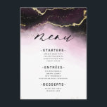 イーサリーミストワグラデーションインバーガンディームーディナー メニュー<br><div class="desc">Ethereal Mist グラデーション Wine Burgundy Water color手水色ミスティ洗い色彩の鮮やか流し背景のテクスチャー、金ゴールド箔の外観のベアリングラインと紙吹雪ドットとエッジのトレイルを持つMoodyのデザイン。トレンディーとモダン任意の季節を探す、ソフトな夢のようなカラーパレット：ブラック、バーガンディーピンク、ホワイト、および金ゴールド、シックなブラシスクリプトレタリングフォントと人気がある共に結婚 – のディナパーソナライズされたーの披露宴テーブルデコールメニュー！～このデザインのスイート全体を結婚見るために私の店をチェック！</div>