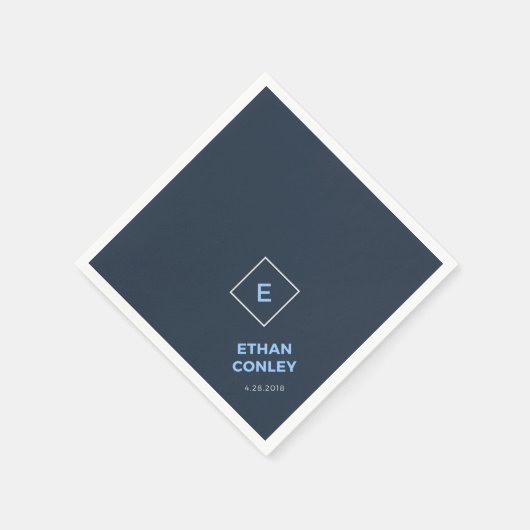 イーサンスバー（ユダヤ教の）バル・ミツバーカクテルナプキン スタンダードカクテルナプキン (角)