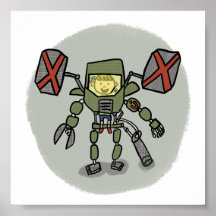 イーサンズメカコミブックスタイルプリント