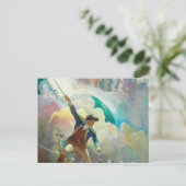 イーサン・アレン、独立前駆け、1934年 ポストカード (スタンド正面)