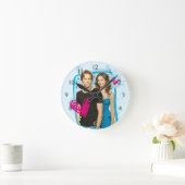 イーサン&タラ ラウンド壁時計 (ホーム)