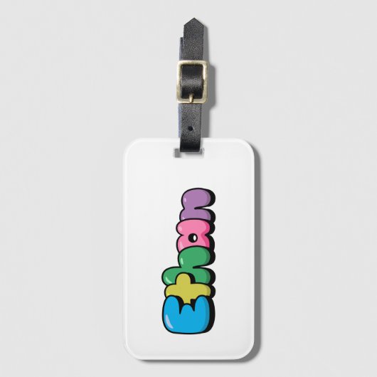 イーサン ラゲッジタグ (正面縦)