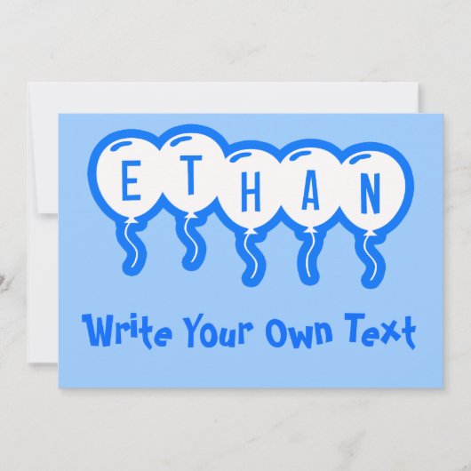 イーサン 招待状 (正面)