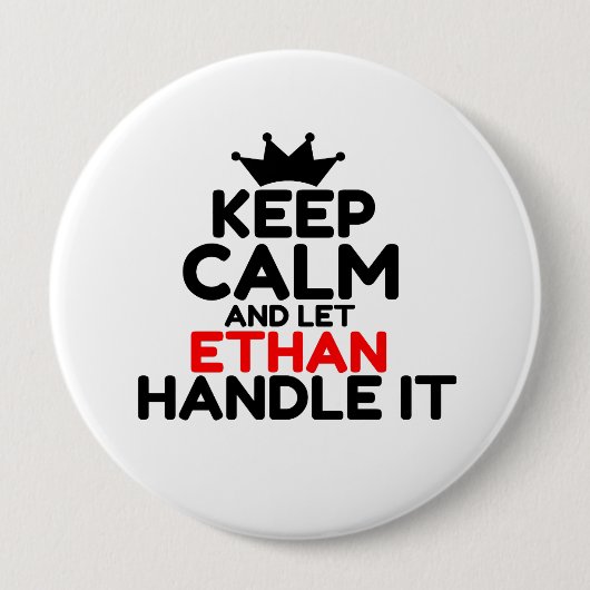 イーサン 缶バッジ (正面)