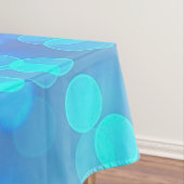 ·イーシンプルテエレガントンブルー·ティール(緑がかった色)《写真》ぼけ味背景| テーブルクロス (インサイチュ)