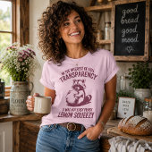 イージーピージーレモン スクイージー 面白い アライグマ Tシャツ