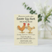 イースおもしろいターエッグ狩り招待状 ポストカード (スタンド正面)