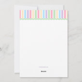 イースカラフルターバニーズ妊娠の発表 シーズンカード (裏面)