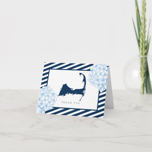 イースタムケープコッドあじさい花ありがとう サンキューカード (正面)