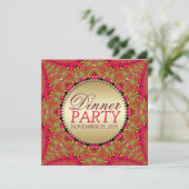 イースタレースのようンフュージョンディナーパーティの招待状 招待状 (スタンド正面)