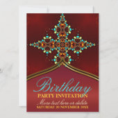 イースタンアクアスパイスバースデーパーティ招待状 招待状 (正面)