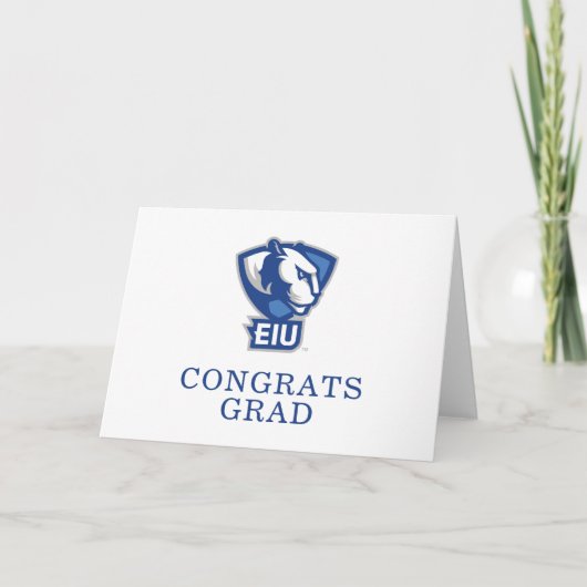 イースタンイリノイ大学のPanthersロゴ カード (正面)