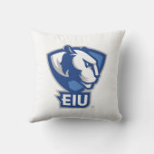イースタンイリノイ大学のPanthersロゴ クッション (裏面)