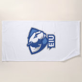 イースタンイリノイ大学のPanthersロゴ ビーチタオル (正面)