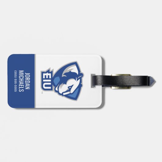 イースタンイリノイ大学のPanthersロゴ ラゲッジタグ (裏面横)
