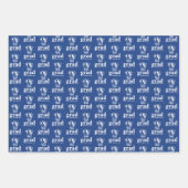 イースタンイリノイ大学のPanthersロゴ ラッピングペーパーシート (正面)