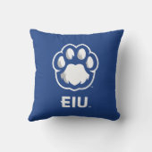 イースタンイリノイ州Panthers Paw Print & EIU クッション (裏面)