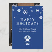 イースタンイリノイ州Panthers Paw Print & EIU シーズンカード (正面/裏面)