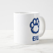 イースタンイリノイ州Panthers Paw Print & EIU ジャンボコーヒーマグカップ (正面右)