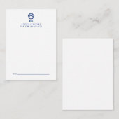 イースタンイリノイ州Panthers Paw Print & EIU ノートカード (正面/裏面)