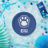 イースタンイリノイ州Panthers Paw Print & EIU ペーパープレート (パーティー)